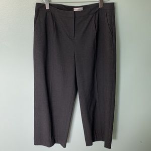 Halogen Taylor Fit Cropped Pleated Trousers